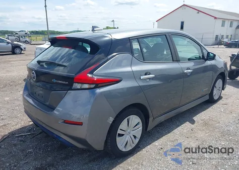 2019 Nissan Leaf S z USA, uszkodzony, nr VIN 1N4AZ1CP9KC305660